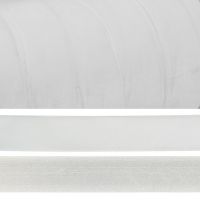 Лента бархатная нейлон 15мм Белый, Россия