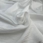 Шелк креш Теплый белый 150 см, Китай