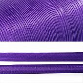 Косая бейка TBY атлас 15мм фиолетовый F170