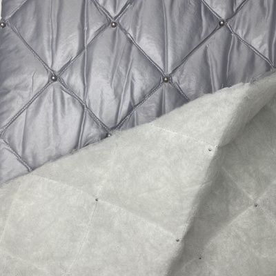 Курточная стежка OLIV ромб Жемчуг серый 150 см, Корея 