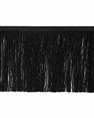 Бахрома нити без петли 150 мм шелк Черный, Китай