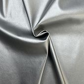 Экокожа стрейч Металик Серебро 140 см, Китай