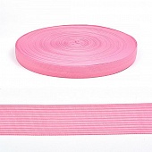 Тесьма вязаная Розовый 22 мм, Китай