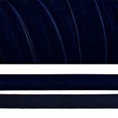 Лента IDEAL бархатная нейлон Т.синий 15 мм, Россия