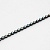 Стразы на нитях в пласт. оправе 3 мм Черный голограмма, Китай