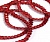 Пайетки на нитях граненые 6мм Красный 7710844, Китай