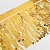 Бахрома с пайетками 160 мм Золото, Китай