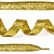 Шнурки плоские метал 10 мм 130 см Золото, Китай