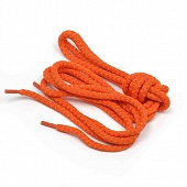 Шнурки круглые 4,1 мм, 120 см,  2 шт, цв.оранжевый
