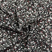Супер софт VELVETY Ниагара Цветы черный многоцвет 152 см, Китай