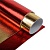 Фетр лист декор Металлизир 1,4мм 20х30см цв.Красный/золото