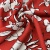 Вискоза плат. Белые маки на красном 145 см, Китай