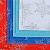 Фетр лист декор Снежинки с глиттером 1,4мм 20х30см цв.ассорти
