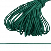 Шнур эластичный 3 мм Т.зеленый, Россия