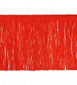 Бахрома нити без петли 150 мм шелк Красный, Китай