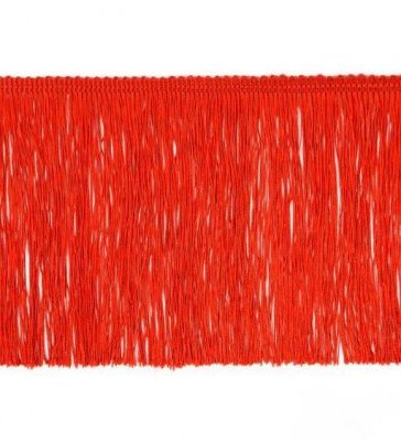 Бахрома нити без петли 150 мм шелк Красный, Китай