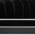 Лента бархатная нейлон 25мм Черный, Китай