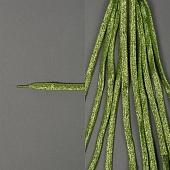 Шнурки плоские метал 10 мм 100 см Салатовый 2шт, Китай